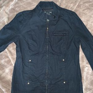 Black washed out vans jacket